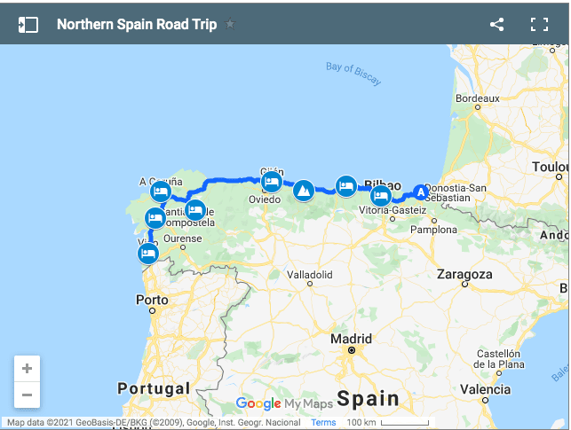 road trip northern spain and portugal